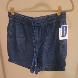Ellen Tracy Navy Women's Lyocell (Softttt) Cargo Shorts